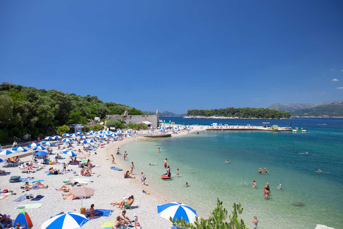 Дубровник пляжи Хорватия