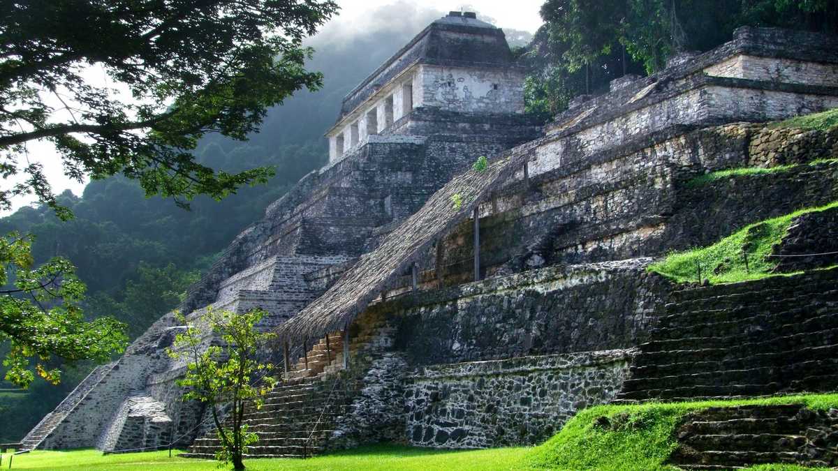 древний город Паленке Мексика