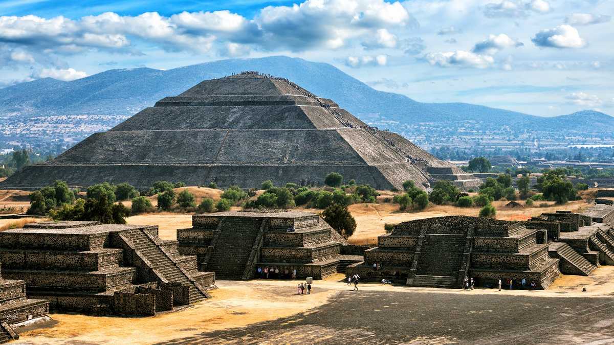 древний город Теотиуакан Мексика